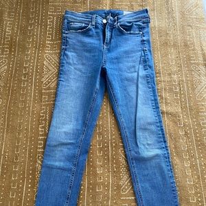 Rag & bone high rise ankle skinny jeans size 28